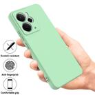 For Realme 14 / 14T 5G Pure Color Liquid Silicone Shockproof Phone Case(Green) - 2