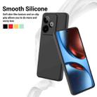For Realme GT 7 / GT 7T 5G Solid Color Liquid Silicone Dropproof Full Coverage Phone Case(Black) - 3