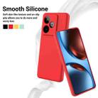 For Realme GT 7 / GT 7T 5G Solid Color Liquid Silicone Dropproof Full Coverage Phone Case(Red) - 3