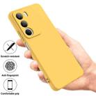 For Realme C71 4G Solid Color Liquid Silicone Dropproof Full Coverage Phone Case(Yellow) - 2