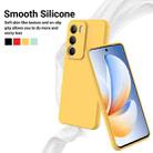 For Realme C71 4G Solid Color Liquid Silicone Dropproof Full Coverage Phone Case(Yellow) - 3