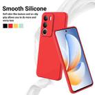 For Realme C71 4G Solid Color Liquid Silicone Dropproof Full Coverage Phone Case(Red) - 3