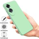 For OPPO A60 4G Pure Color Liquid Silicone Shockproof Phone Case(Green) - 2