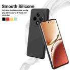 For OPPO F27 Pro / F27 Pro+ Pure Color Liquid Silicone Shockproof Phone Case(Black) - 3