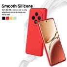 For OPPO F27 Pro / F27 Pro+ Pure Color Liquid Silicone Shockproof Phone Case(Red) - 3