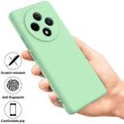For OPPO F27 Pro / F27 Pro+ Pure Color Liquid Silicone Shockproof Phone Case(Green) - 2