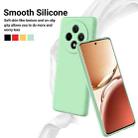 For OPPO F27 Pro / F27 Pro+ Pure Color Liquid Silicone Shockproof Phone Case(Green) - 3