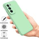 For OPPO Reno12 5G Global Pure Color Liquid Silicone Shockproof Phone Case(Green) - 2