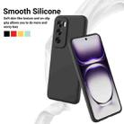 For OPPO Reno12 Pro 5G Global Pure Color Liquid Silicone Shockproof Phone Case(Black) - 3