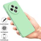 For OPPO Reno12 F 5G Pure Color Liquid Silicone Shockproof Phone Case(Green) - 2