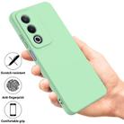 For OPPO A3 Pro 5G India Pure Color Liquid Silicone Shockproof Phone Case(Green) - 2