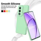 For OPPO A3 Pro 5G India Pure Color Liquid Silicone Shockproof Phone Case(Green) - 3