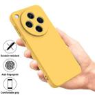 For OPPO Find X8 Pro Pure Color Liquid Silicone Shockproof Phone Case(Yellow) - 2