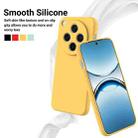 For OPPO Find X8 Pro Pure Color Liquid Silicone Shockproof Phone Case(Yellow) - 3