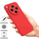 For OPPO Find X8 Pro Pure Color Liquid Silicone Shockproof Phone Case(Red) - 2
