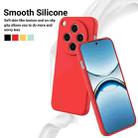 For OPPO Find X8 Pro Pure Color Liquid Silicone Shockproof Phone Case(Red) - 3