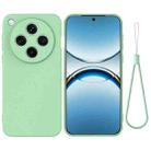 For OPPO Find X8 Pro Pure Color Liquid Silicone Shockproof Phone Case(Green) - 1