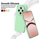 For OPPO Find X8 Pure Color Liquid Silicone Shockproof Phone Case(Green) - 3