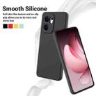 For OPPO Reno13 F 4G / 5G Pure Color Liquid Silicone Shockproof Phone Case(Black) - 3