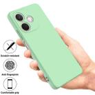 For OPPO A5 Pro 5G Solid Color Liquid Silicone Dropproof Full Coverage Phone Case(Green) - 2