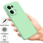 For OPPO Reno13 5G Global Pure Color Liquid Silicone Shockproof Phone Case(Green) - 2