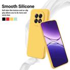 For OPPO F29 5G / A5 2025 Pure Color Liquid Silicone Shockproof Phone Case(Yellow) - 3