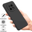 For OPPO F29 Pro 5G Pure Color Liquid Silicone Shockproof Phone Case(Black) - 2