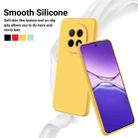For OPPO F29 Pro 5G Pure Color Liquid Silicone Shockproof Phone Case(Yellow) - 3