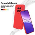 For OPPO F29 Pro 5G Pure Color Liquid Silicone Shockproof Phone Case(Red) - 3