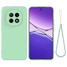 For OPPO F29 Pro 5G Pure Color Liquid Silicone Shockproof Phone Case(Green) - 1
