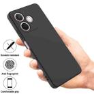 For OPPO A5 Pro 4G Pure Color Liquid Silicone Shockproof Phone Case(Black) - 2