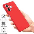 For OPPO A5 Pro 4G Pure Color Liquid Silicone Shockproof Phone Case(Red) - 2