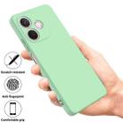 For OPPO A5 Pro 4G Solid Color Liquid Silicone Dropproof Full Coverage Phone Case(Green) - 2