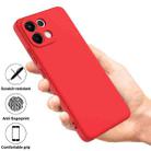 For OPPO K13 5G Solid Color Liquid Silicone Dropproof Full Coverage Phone Case(Red) - 2