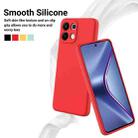 For OPPO K13 5G Solid Color Liquid Silicone Dropproof Full Coverage Phone Case(Red) - 3