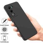 For OPPO A5 4G / 5G Global / A5i Pro 4G Solid Color Liquid Silicone Dropproof Full Coverage Phone Case(Black) - 2
