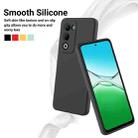 For OPPO A5 4G / 5G Global / A5i Pro 4G Solid Color Liquid Silicone Dropproof Full Coverage Phone Case(Black) - 3