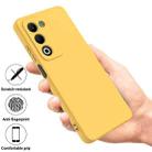 For OPPO A5 4G / 5G Global Solid Color Liquid Silicone Dropproof Full Coverage Phone Case(Yellow) - 2