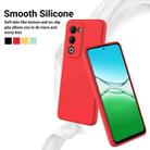 For OPPO A5 4G / 5G Global Solid Color Liquid Silicone Dropproof Full Coverage Phone Case(Red) - 3