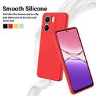 For OPPO A5x 4G / 5G Solid Color Liquid Silicone Dropproof Full Coverage Phone Case(Red) - 3
