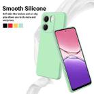 For OPPO A5x 4G / 5G Solid Color Liquid Silicone Dropproof Full Coverage Phone Case(Green) - 3