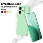 For OPPO Reno14 5G Global Solid Color Liquid Silicone Dropproof Full Coverage Phone Case(Green) - 3
