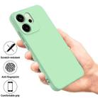 For OPPO Reno14 F 5G Solid Color Liquid Silicone Dropproof Full Coverage Phone Case(Green) - 2