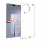 For Xiaomi Civi 3 5G Waterproof Texture TPU Phone Case(Transparent) - 1