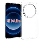 For Xiaomi 14 Ultra Waterproof Texture TPU Phone Case(Transparent) - 1