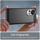 For Huawei nova 12 Brushed Texture Carbon Fiber TPU Phone Case(Black) - 5