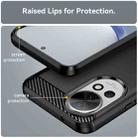 For Huawei nova 12 Brushed Texture Carbon Fiber TPU Phone Case(Black) - 6