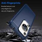 For Huawei nova Y72 Brushed Texture Carbon Fiber TPU Phone Case(Blue) - 3