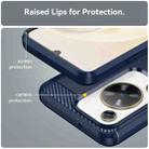 For Huawei nova Y72 Brushed Texture Carbon Fiber TPU Phone Case(Blue) - 6