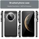 For Huawei Mate 70 Pro / 70 Pro+ Brushed Texture Carbon Fiber TPU Phone Case(Black) - 2